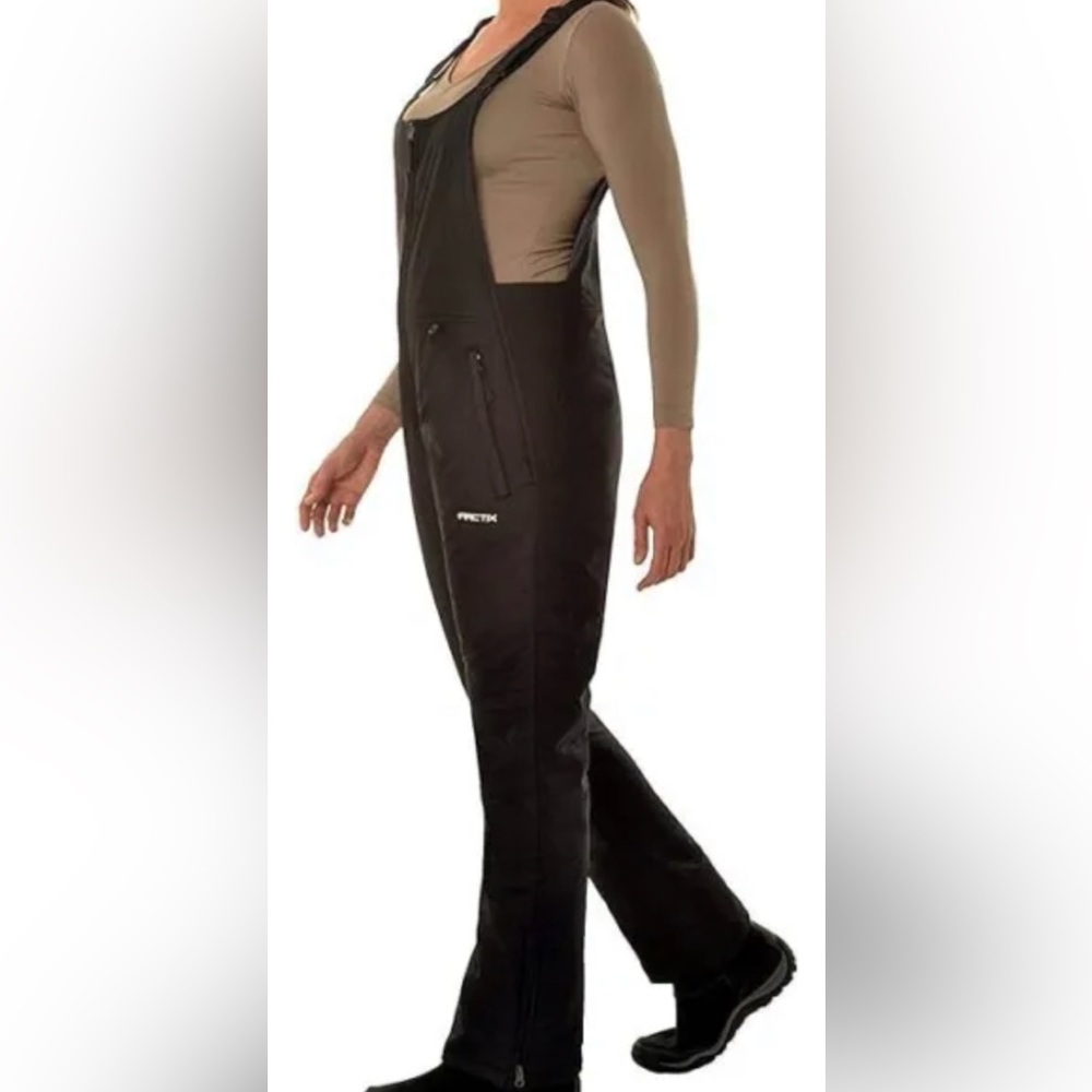 Arctix Women's Essential Insulated Bib Overalls, Black, 3X/Regular